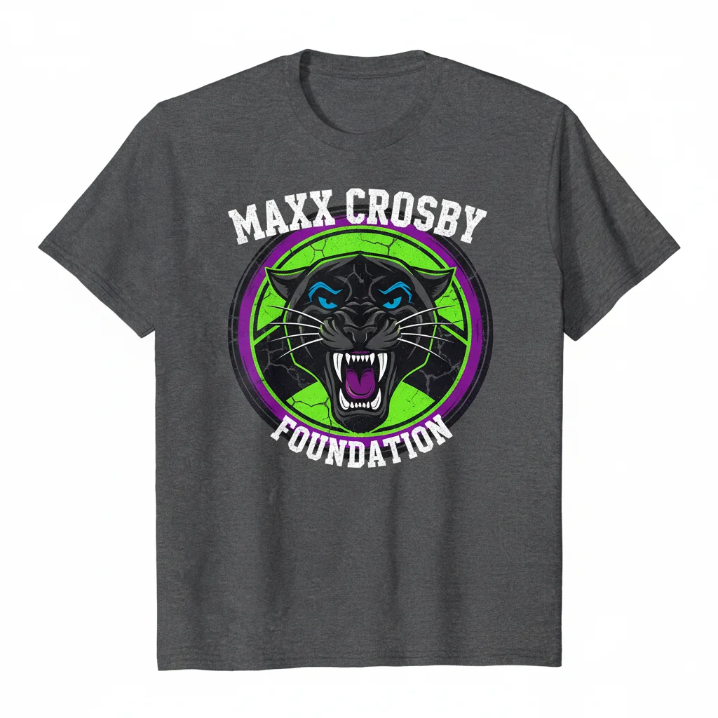 Wear the Inspiration: The Official Maxx Crosby Foundation Logo Shirt