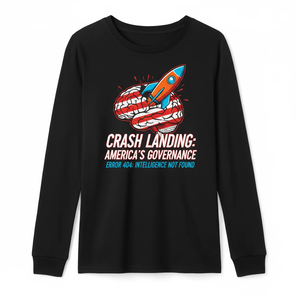 Anti-Trump 'MAGA Morons Are Governing America' Long Sleeve Tee - Durable & Eco-Friendly