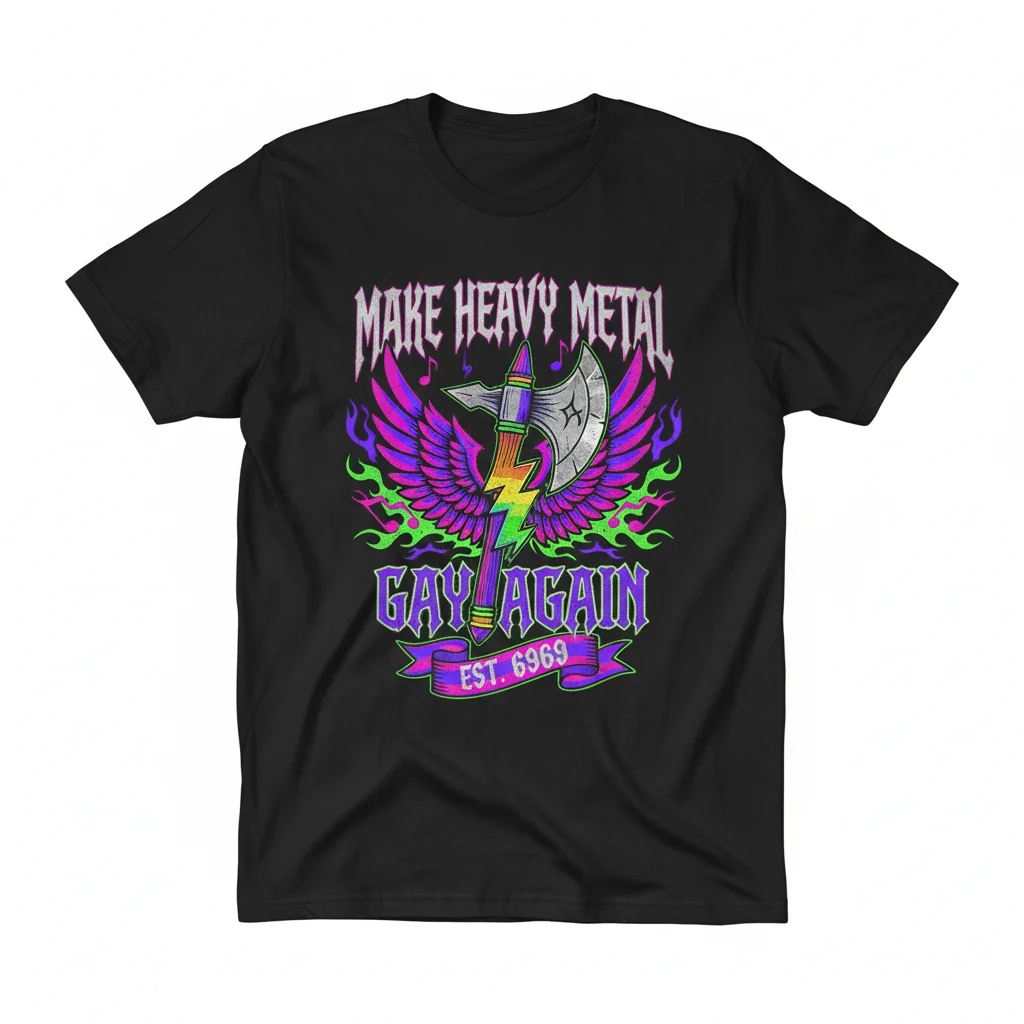 Heavy Metal Gay Again Shirt - Bold Statement Tee