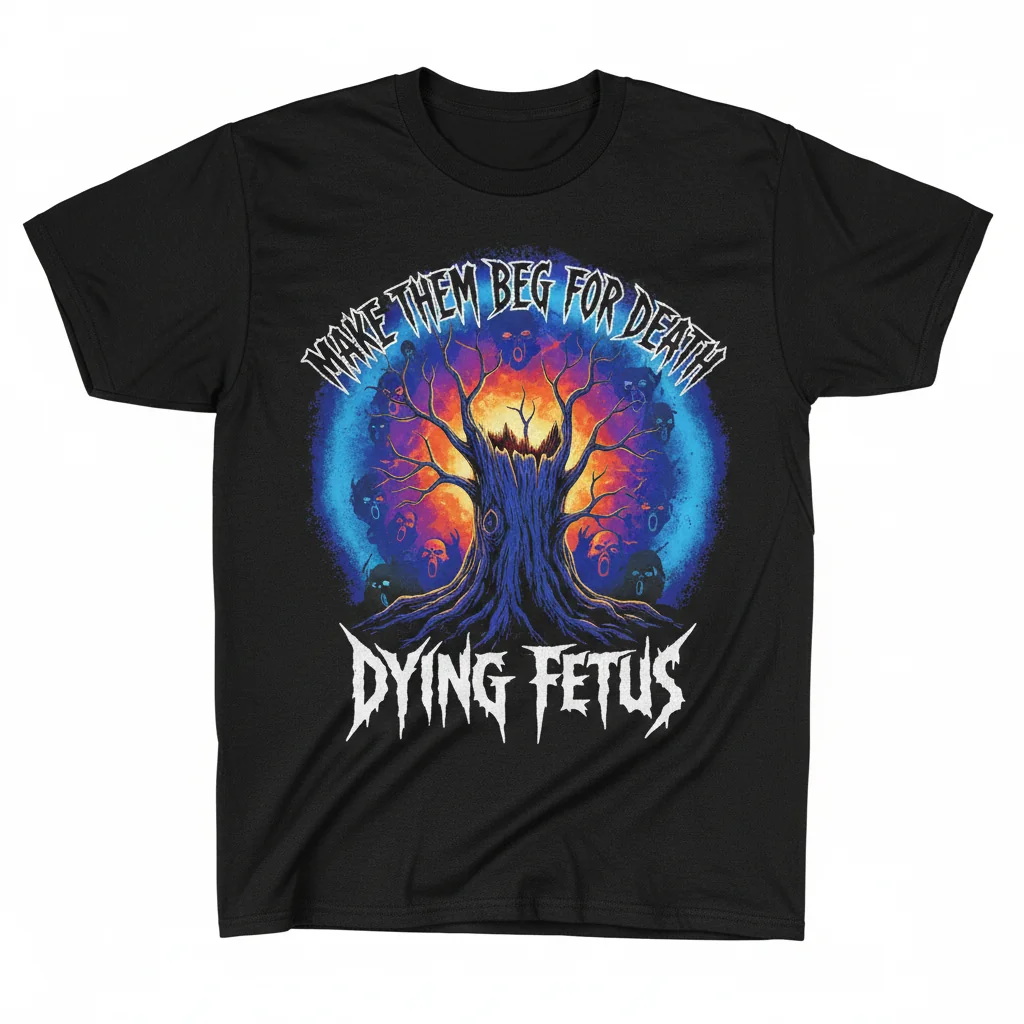 Dying Fetus "Make Them Beg For Death" – A Statement Tee for the Unyielding Spirit