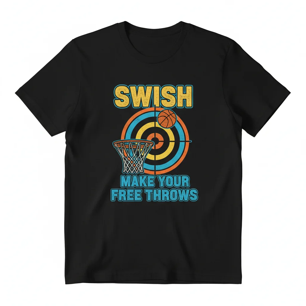 Consistently Sink Shots: "Make Your Free Throws" Ultimate Durability T-Shirt