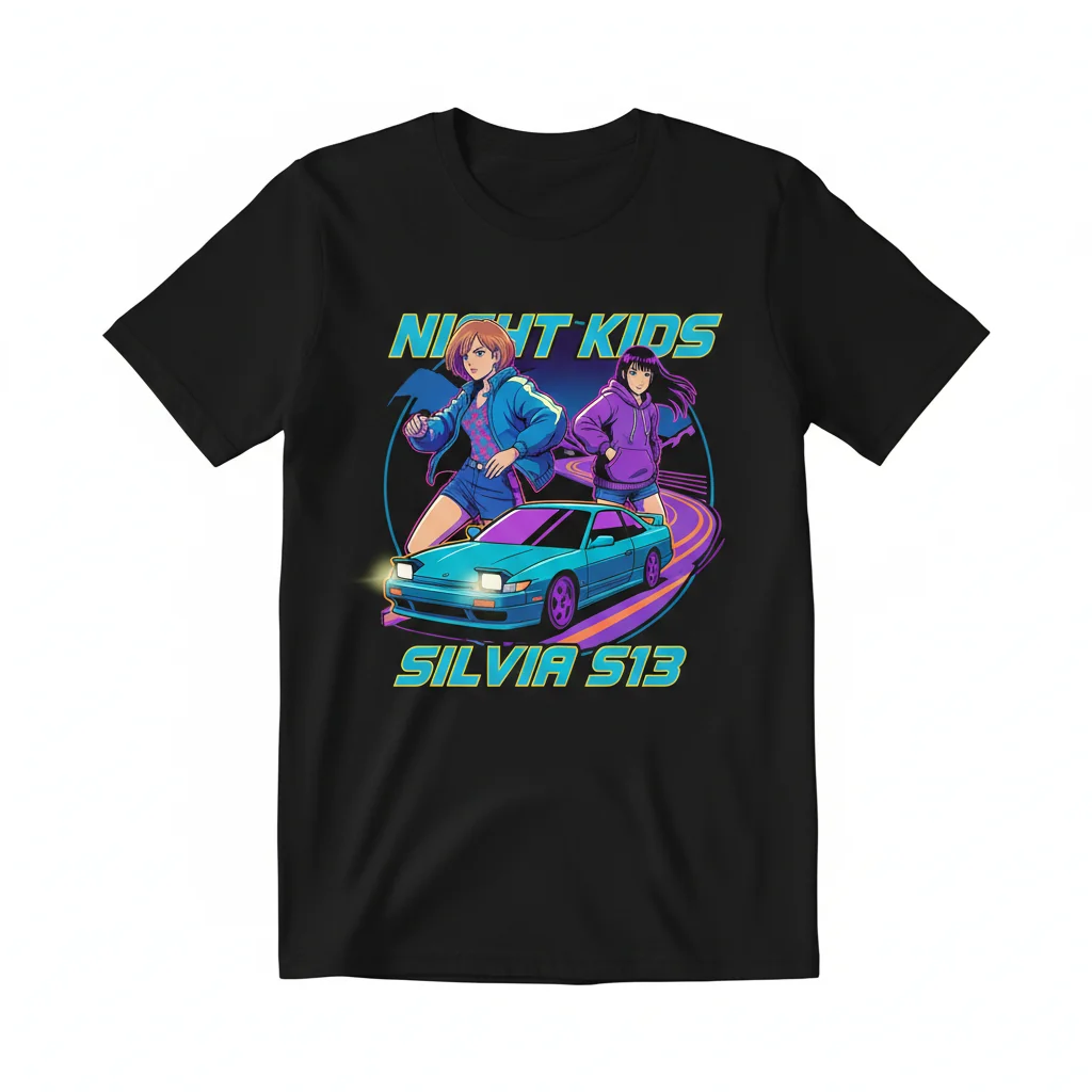 Mako & Sayuki Initial D: Embrace the Drift Essential T-Shirt