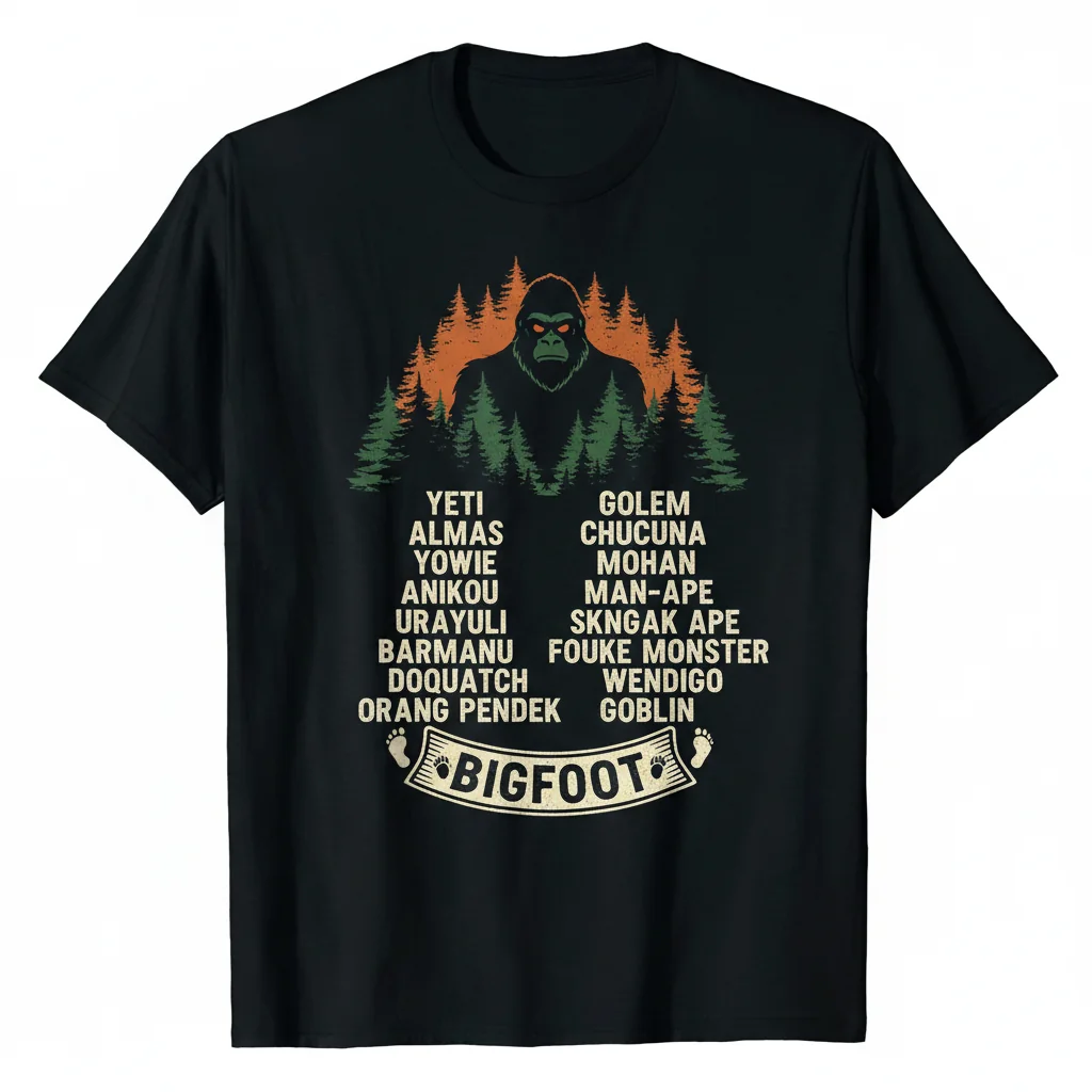 Bigfoot Names List - Ultra-Durable & Vibrant Essential T-Shirt
