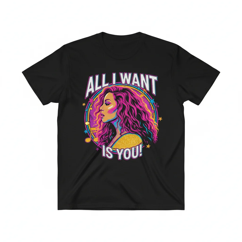 Mariah Carey T-Shirt | Pre-Shrunk, Fade-Resistant & Ultra-Comfortable