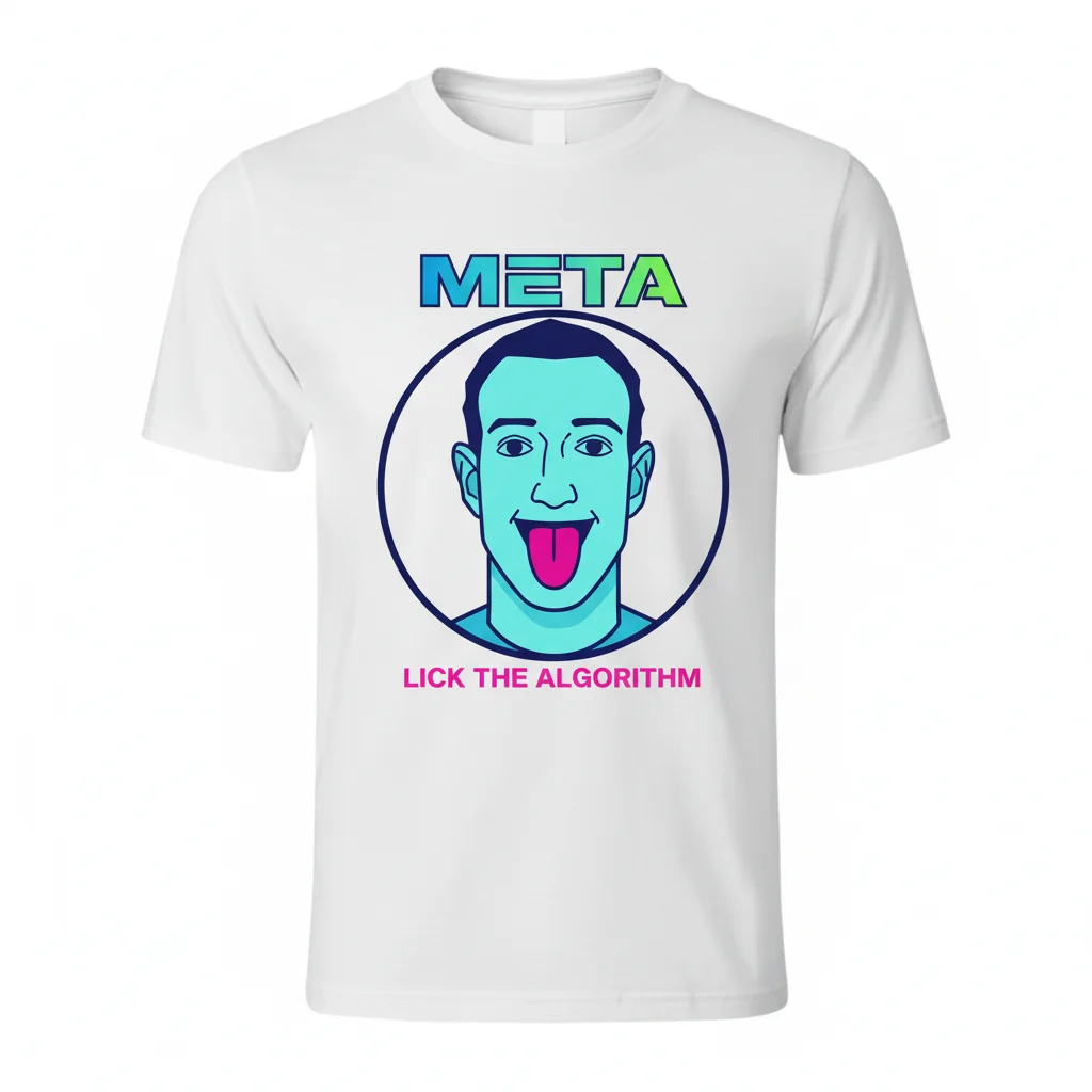 Zuckerberg Tongue Art Tee: Essential Streetwear Statement