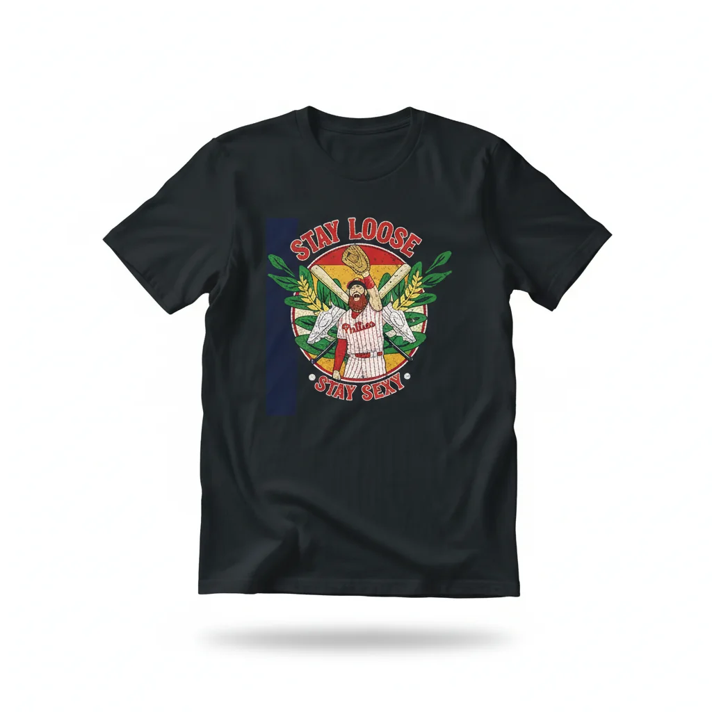 Marsh Phillies Philadelphia Baseball Club Stay Loose and Stay Sexy Shirt