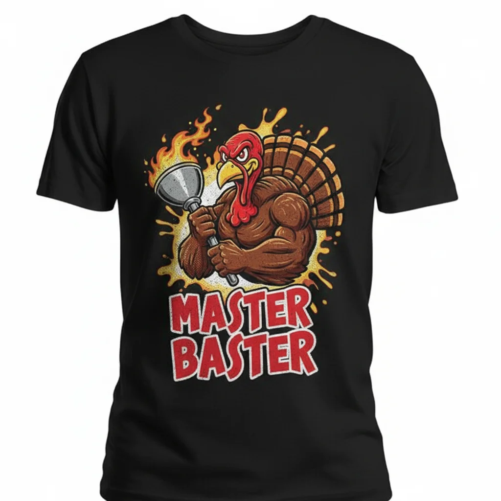Master Baster Turkey Active T-Shirt – Premium Comfort & Style