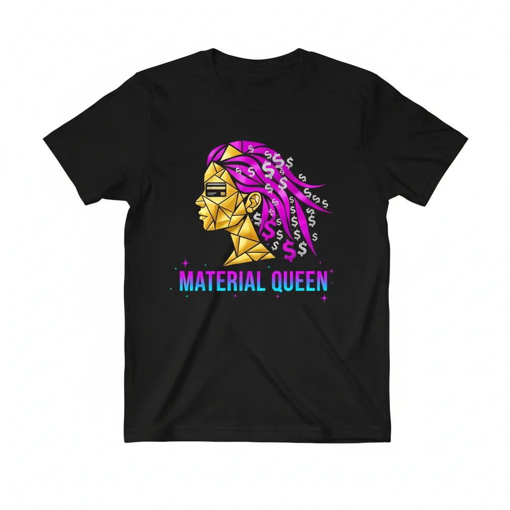 Camiseta "Materialists Girl" para Mujeres y Niñas - Estilo Único