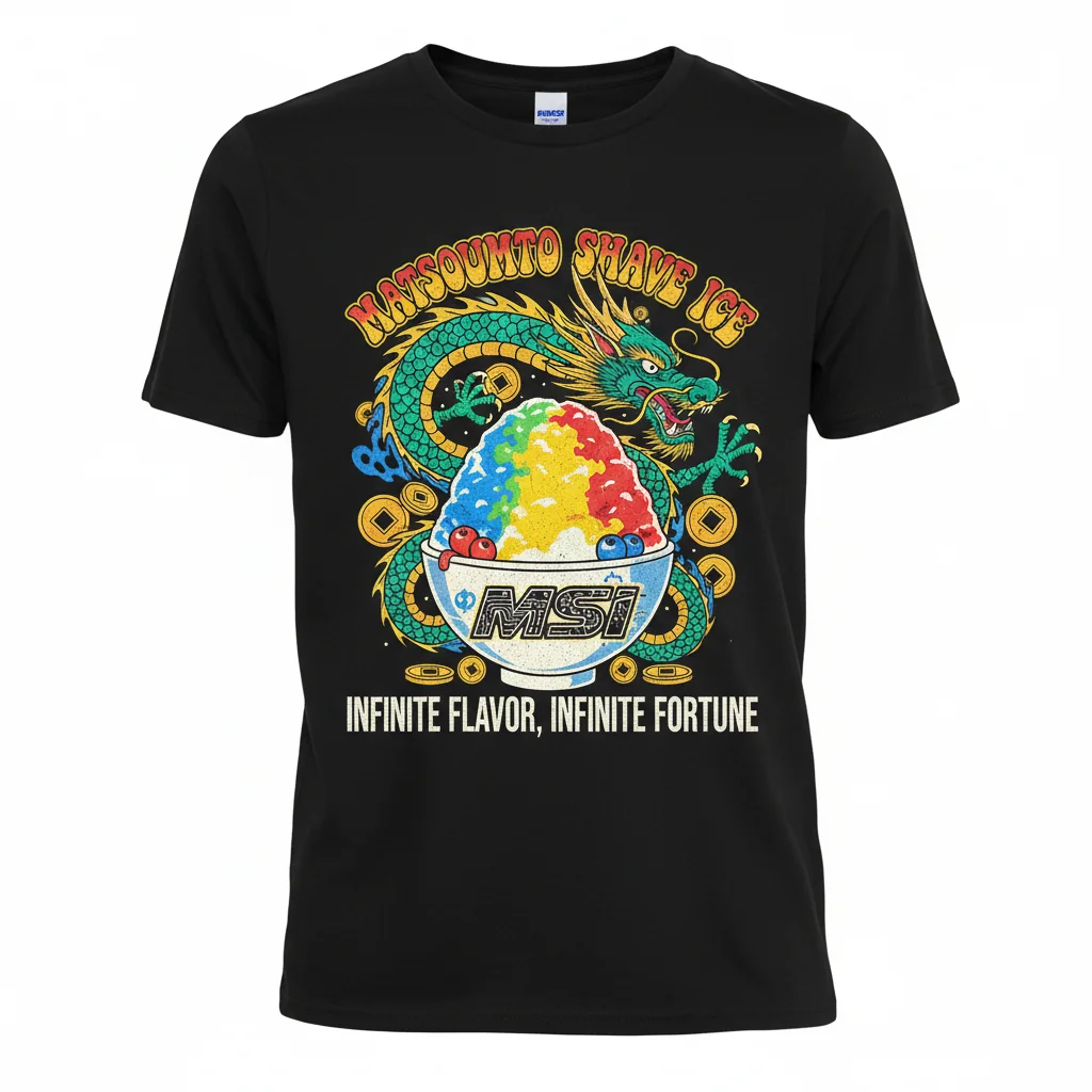 Matsumoto Shave Ice Like a Dragon Infinite Wealth X MSI Shirt