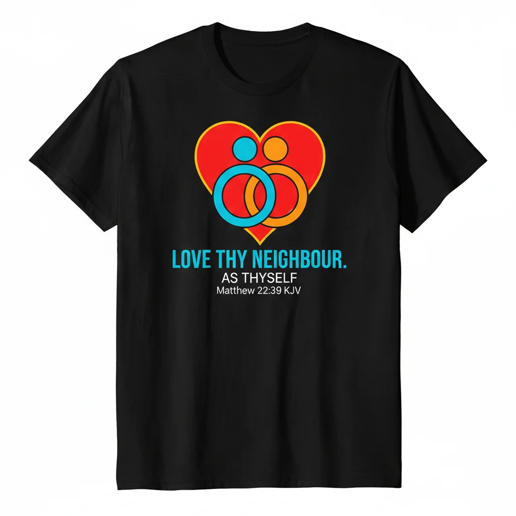 Matthew 22:39 KJV Classic T-Shirt: Unwavering Faith, Unmatched Comfort