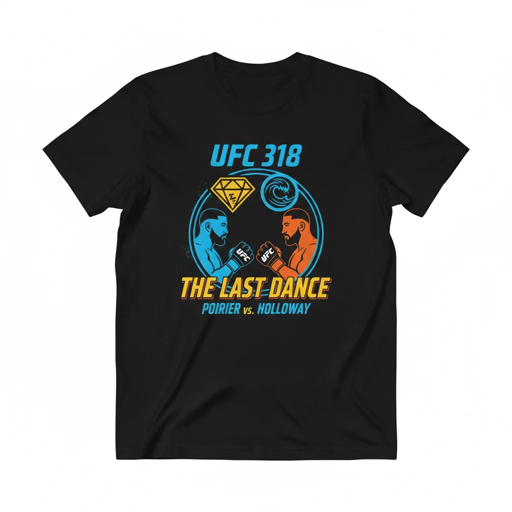 Dustin Poirier & Max Holloway UFC 318 "The Last Dance" Art Shirt