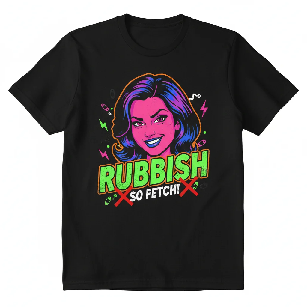 Mean Girls 'Rubbish' Janis Ian Essential T-Shirt – Retro 90s Movie Fan Tee
