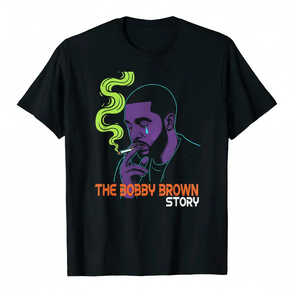 Mekhi Phifer Smoking Meme T-Shirt | The Bobby Brown Story Reaction Tee