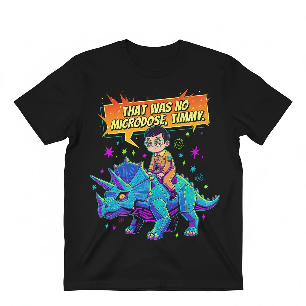 Timmy's Microdose Moment: Essential Comfort Tee