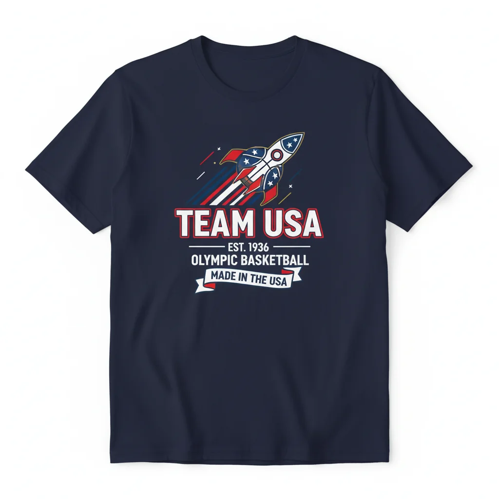 USA Basketball Olympic Team Tee: Made in the USA