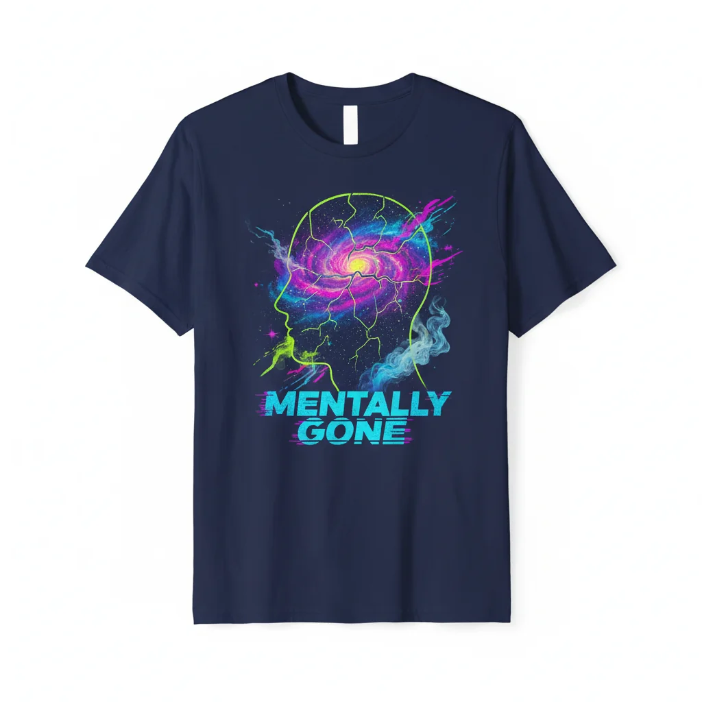 “Mentally Gone” — The Essential T-Shirt for Unmatched Comfort & Style
