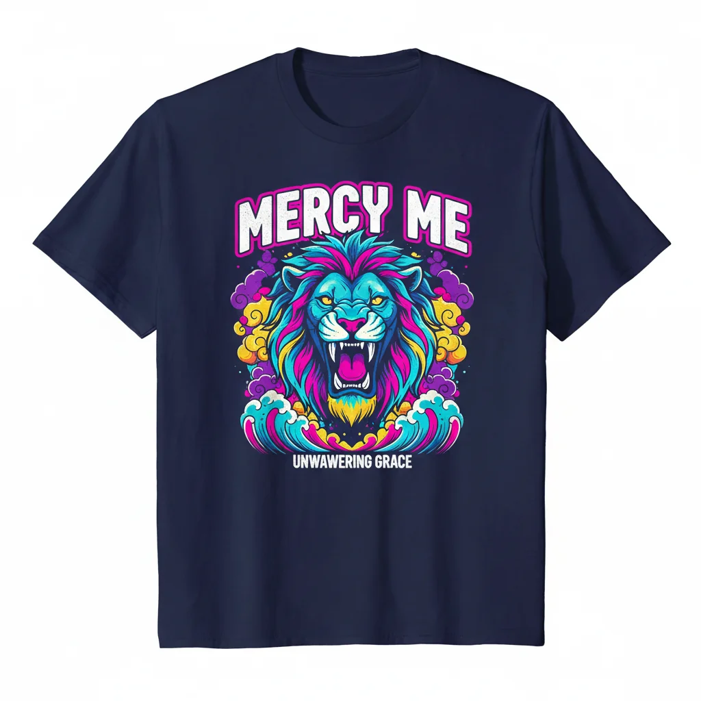 MercyMe Men's Heavyweight T-Shirt - Black, Size S
