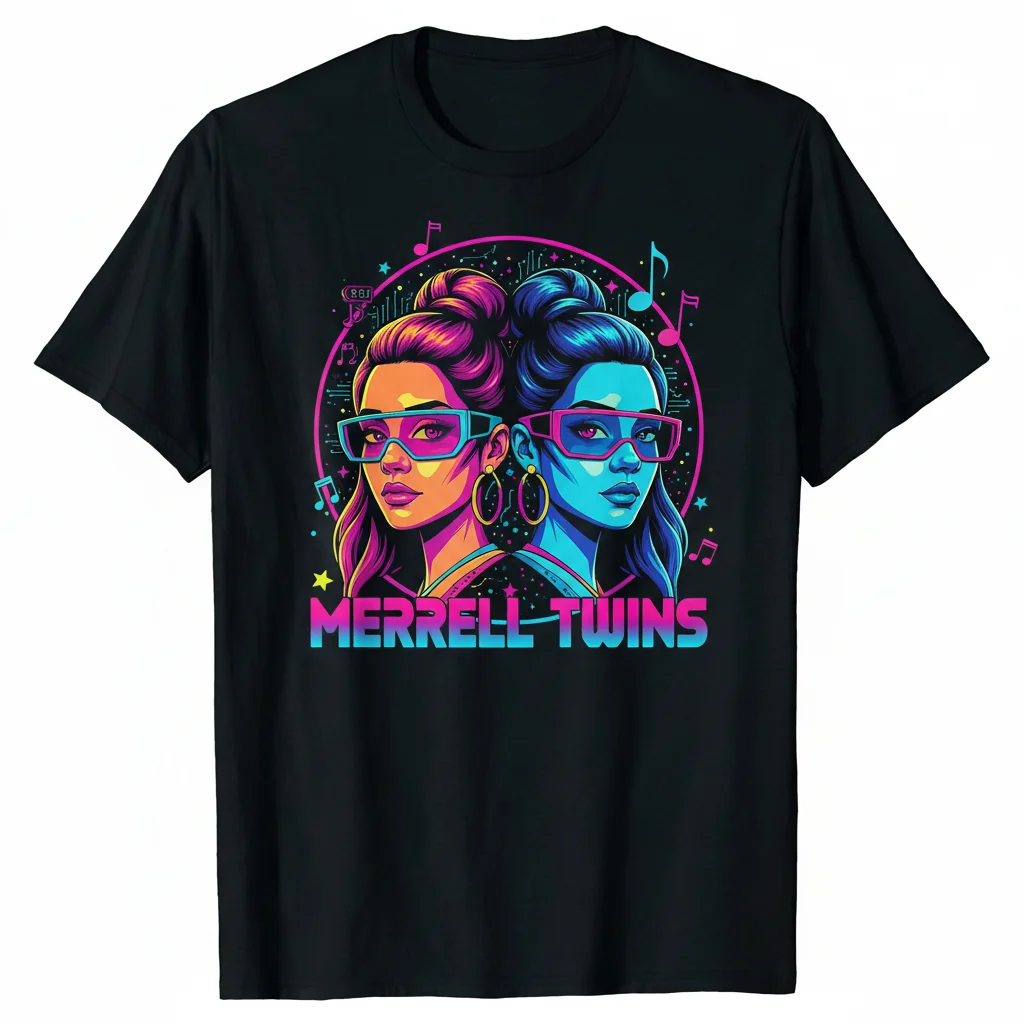 The Merrell Twins Portrait Tee | Wearable Original Art