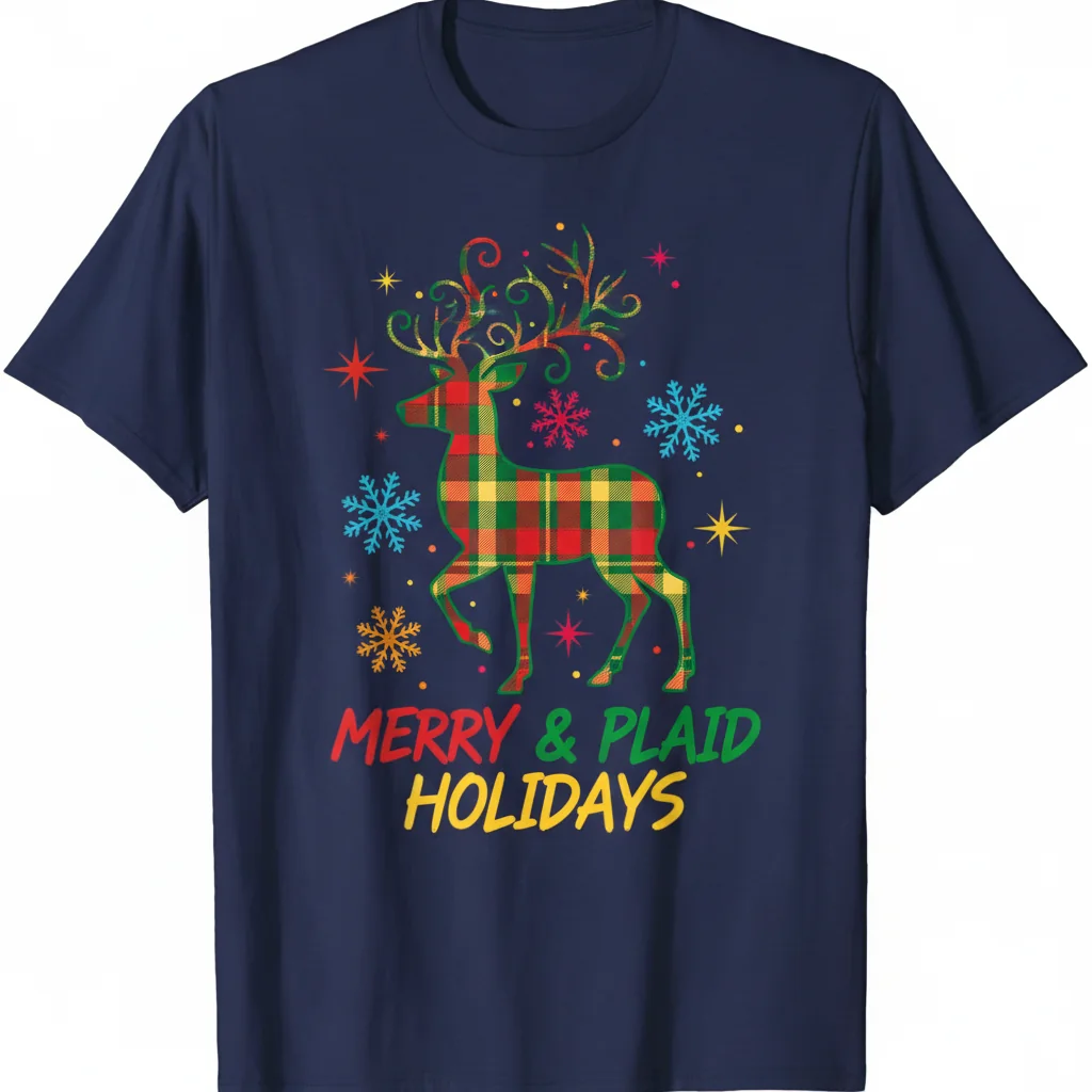Reindeer Plaid Xmas Pajamas - Street Vibe Chill
