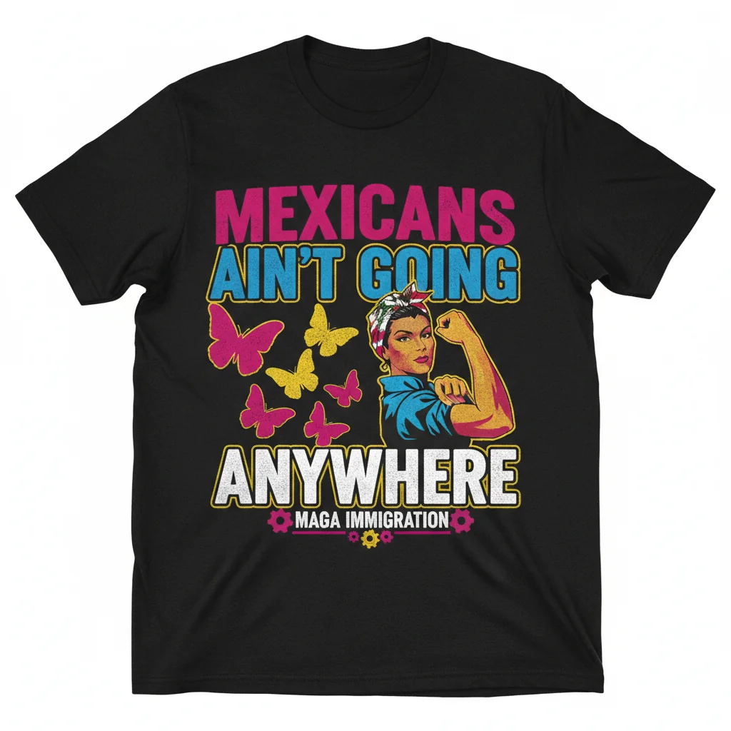 "Mexicans Ain't Going Anywhere" Statement Tee