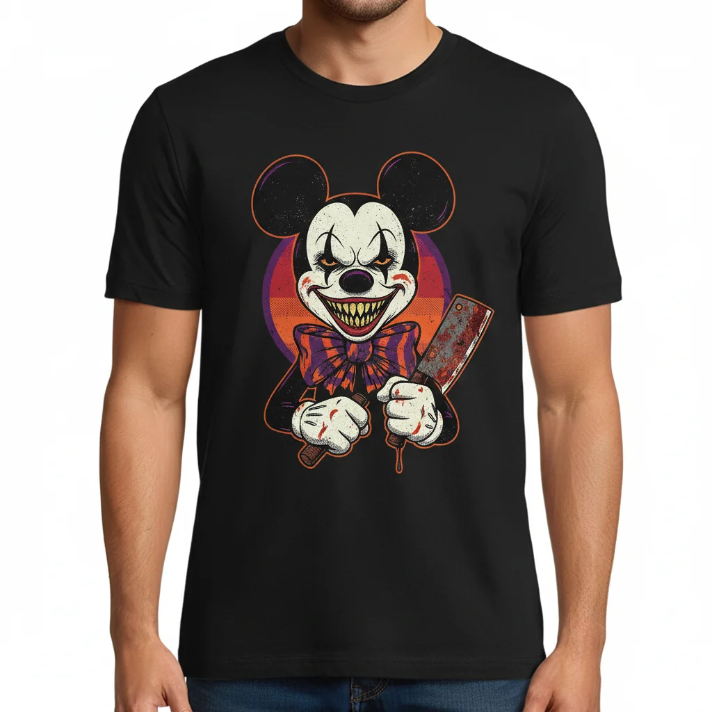 Mickey Terrifier Clown Art: Embrace Your Bold Spirit Essential T-Shirt