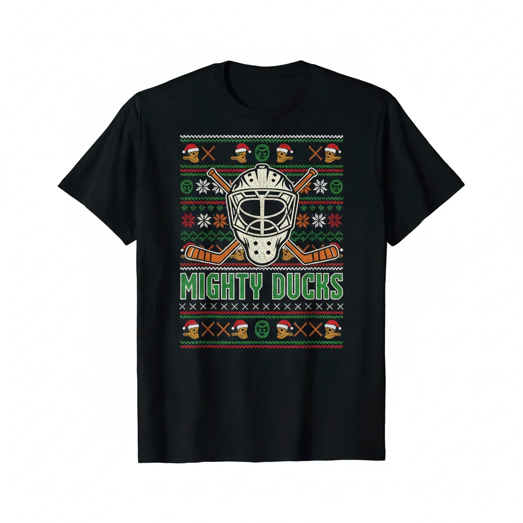Anaheim Ducks Mighty Morphin' Holiday Spirit Sweater