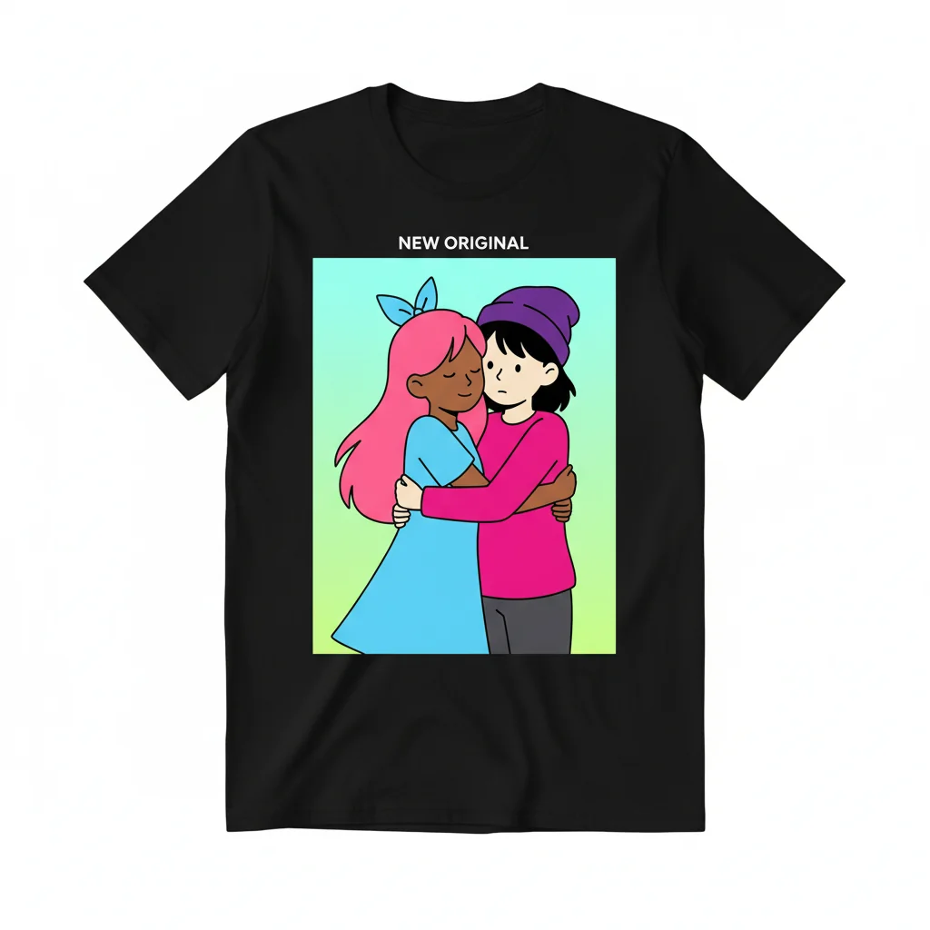 Embrace the Bond: Miki Nozomi & Nyoko Rei Hugging Essential T-Shirt