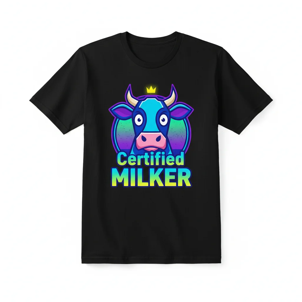 The "MILKER MEME" Essential T-Shirt: Wear the Laughter