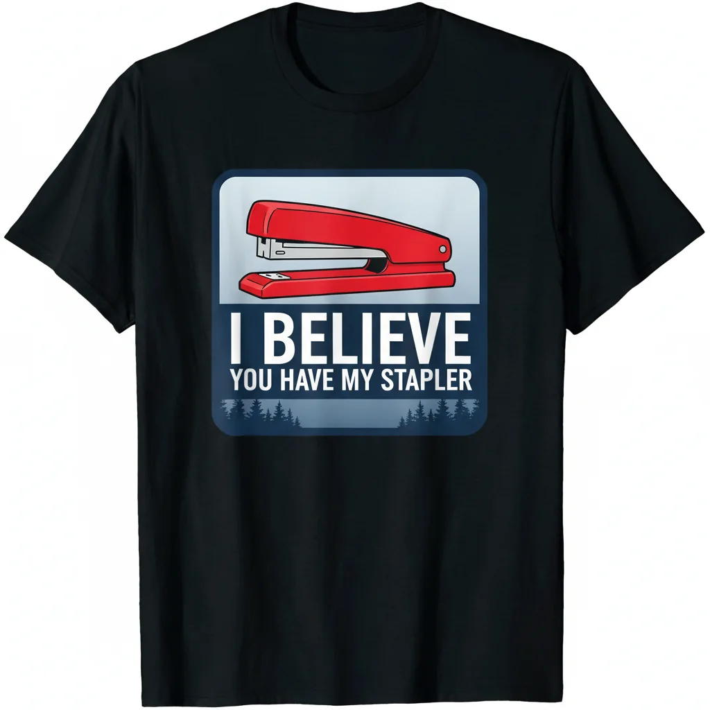 Milton Quote Stapler Tee - Streetwear Essential