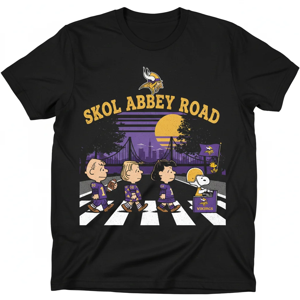 Viking x Peanuts Snoopy Abbey Road T-Shirt - Ultimate Fan Comfort