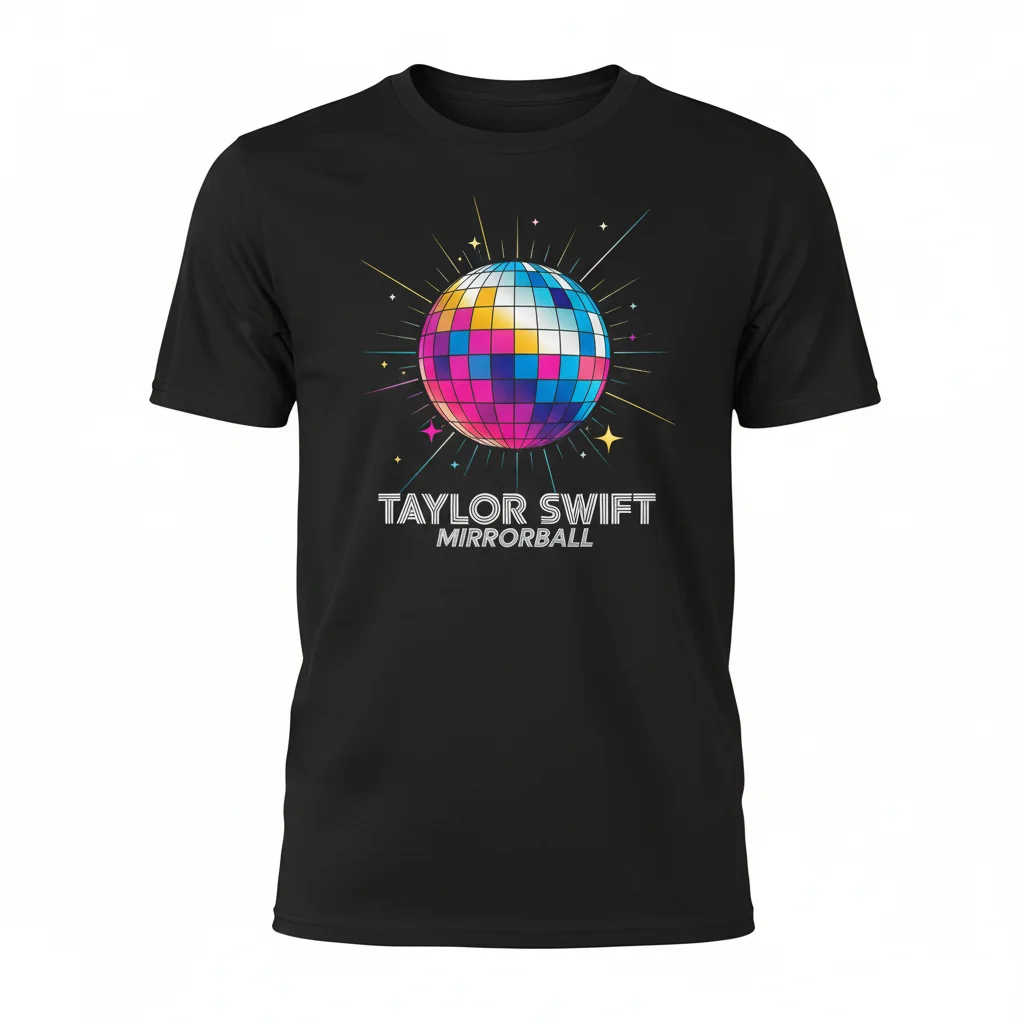 Taylor Swift Mirrorball Tee: Iconic Comfort