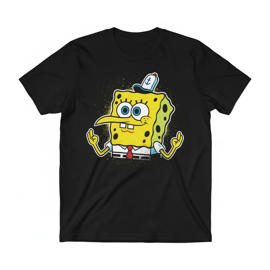 SpongeBob Mocking Bird Meme T-Shirt - Essential 100% Cotton Tee