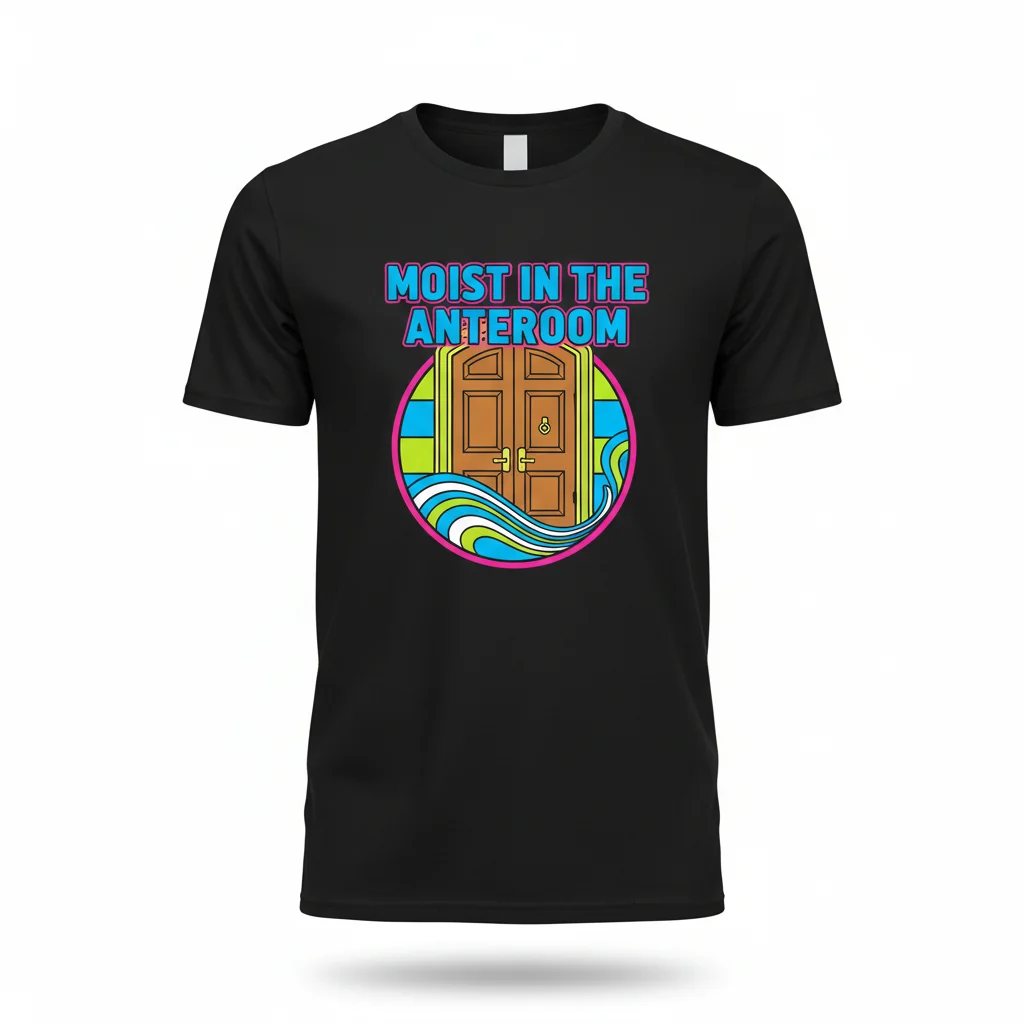 The "Moist in the Anteroom" Durable Essential T-Shirt – Fade-Resistant & Perfect Fit