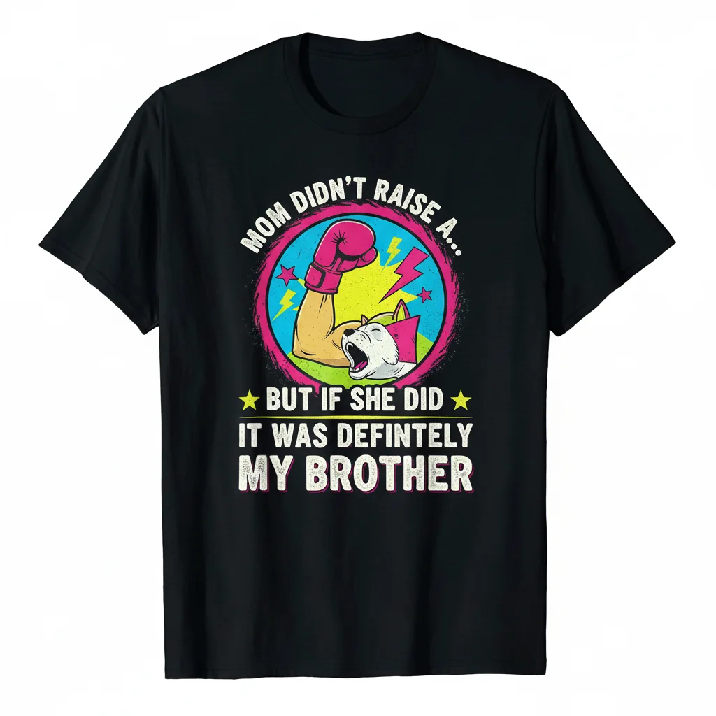 Brotherly Banter: A Sibling Love & Laughter Tee