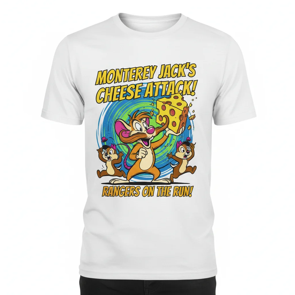 Chip 'n Dale Rangers Monterey Jack Cheese Attack Essential T-Shirt