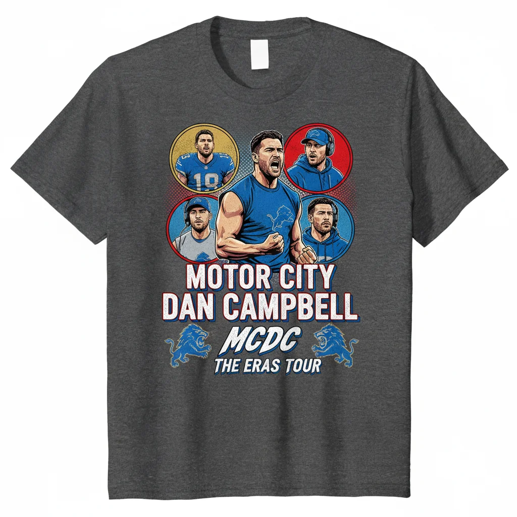 MCDC The Eras Tour Tee: Motor City Dan Campbell Fan Essential