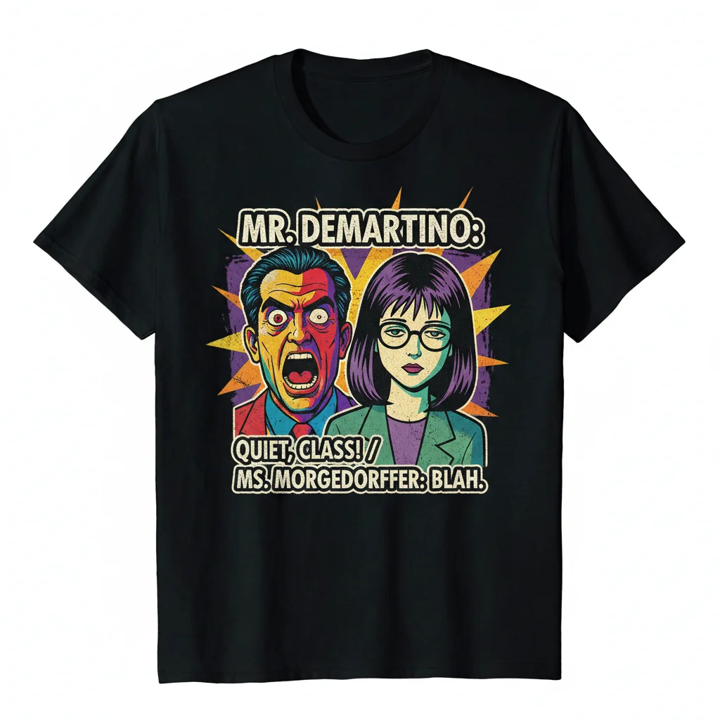 Daria Morgendorffer & Mr. DeMartino Essential T-Shirt – Fade-Resistant & Perfect Fit