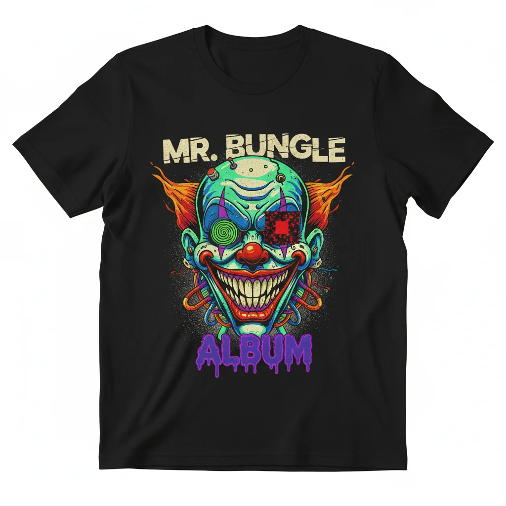 Mr. Bungle Album Art T-Shirt: Iconic Comfort & Lasting Style