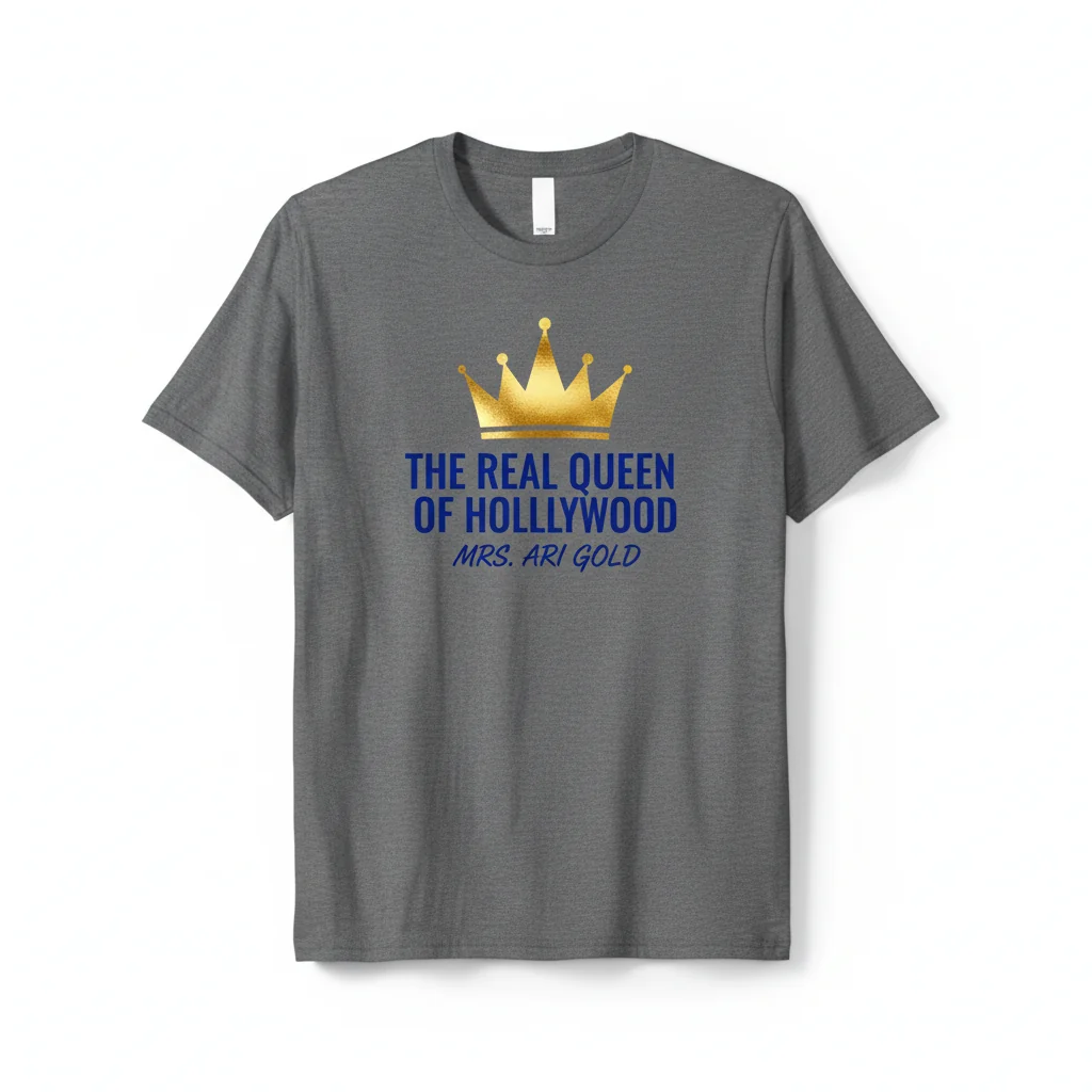 The 'Mrs. Ari Gold' Essential Tee: Confidence Embodied