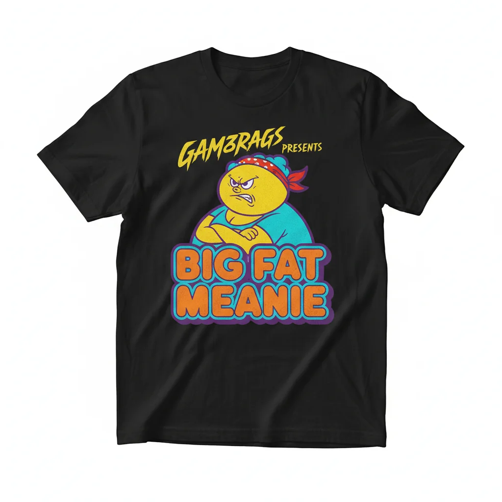 Spongebob's Mrs. Puff "Big Fat Meanie" - Ultra-Durable & Fade-Resistant Essential T-Shirt