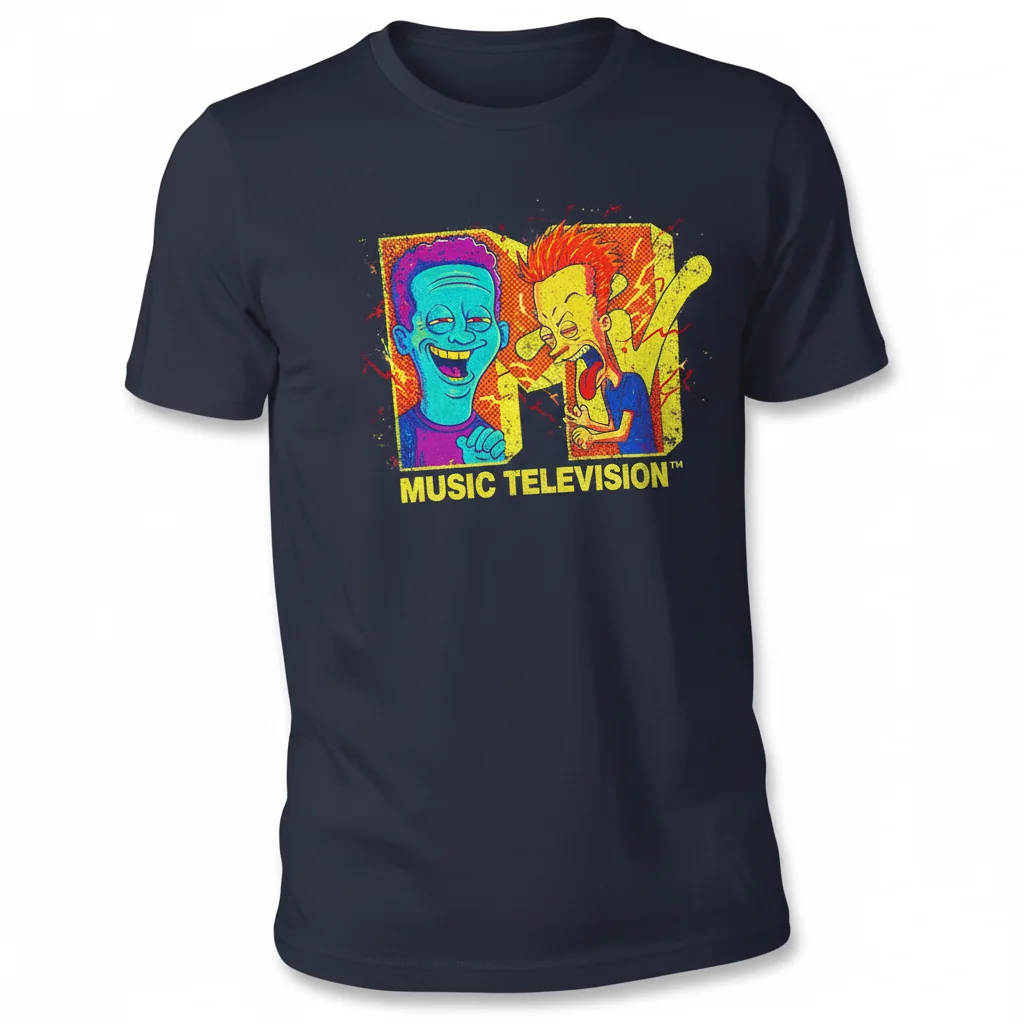 Beavis and Butthead Classic Logo Fill Tee – Iconic Comfort for the Modern Fan