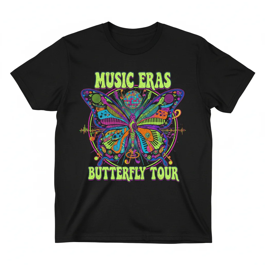 Butterfly Tour Tee: Music Eras Edition