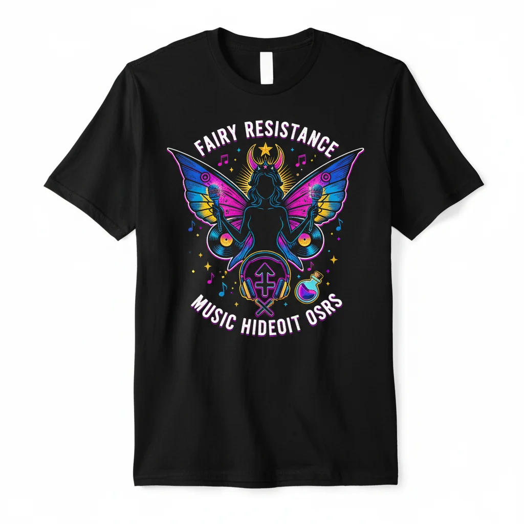 Vintage Fairy Queen OSRS Resistance Hideout T-Shirt