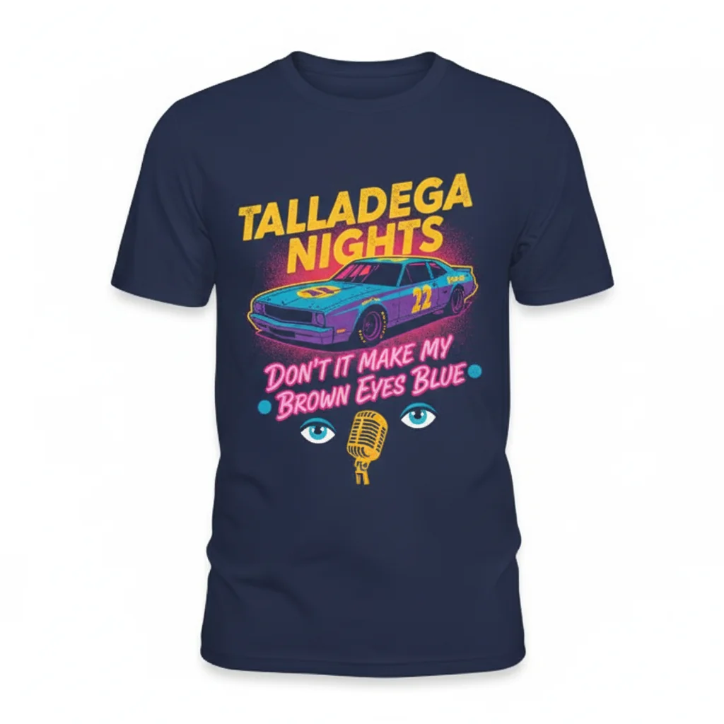 Talladega Nights Crystal Gayle Vintage Retro Music Graphic T-Shirt