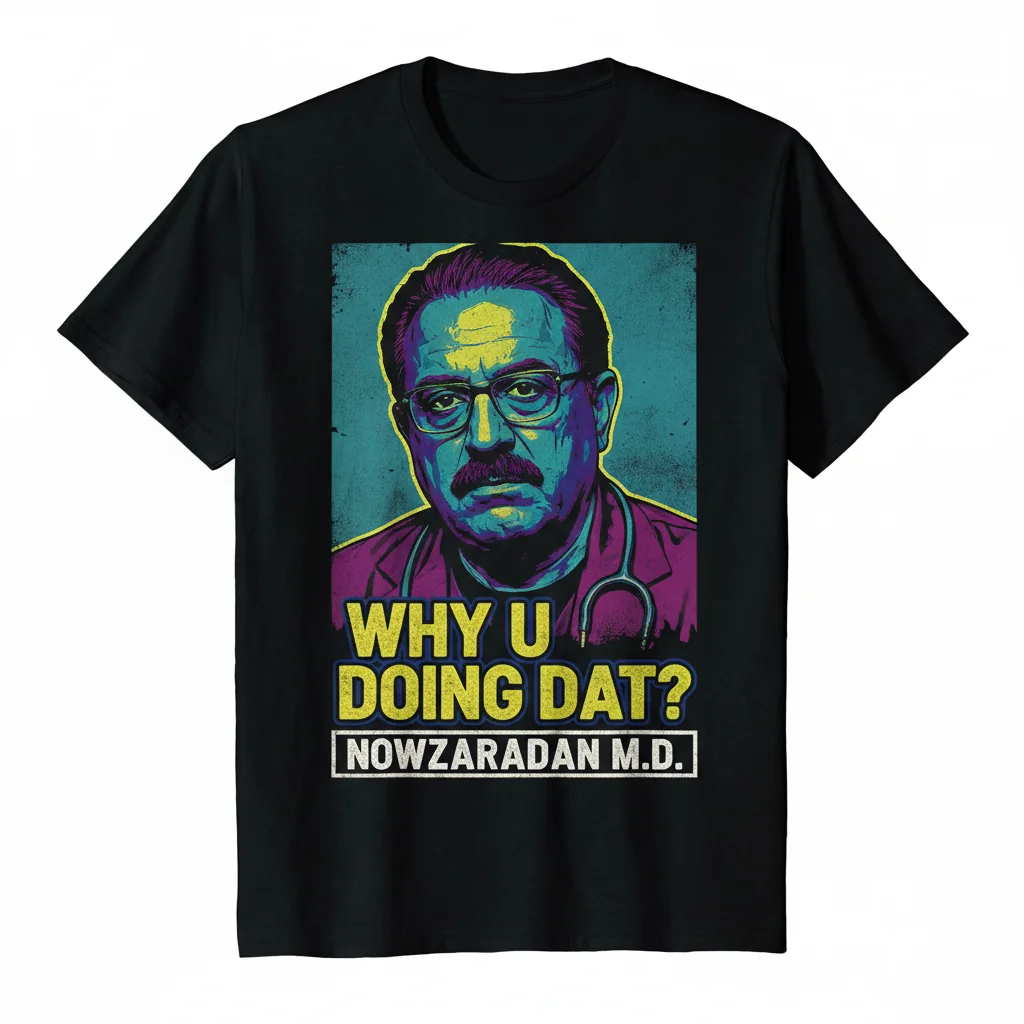 Dr. Now 'Why U Doing Dat' T-Shirt | Premium Quality, Lasting Print