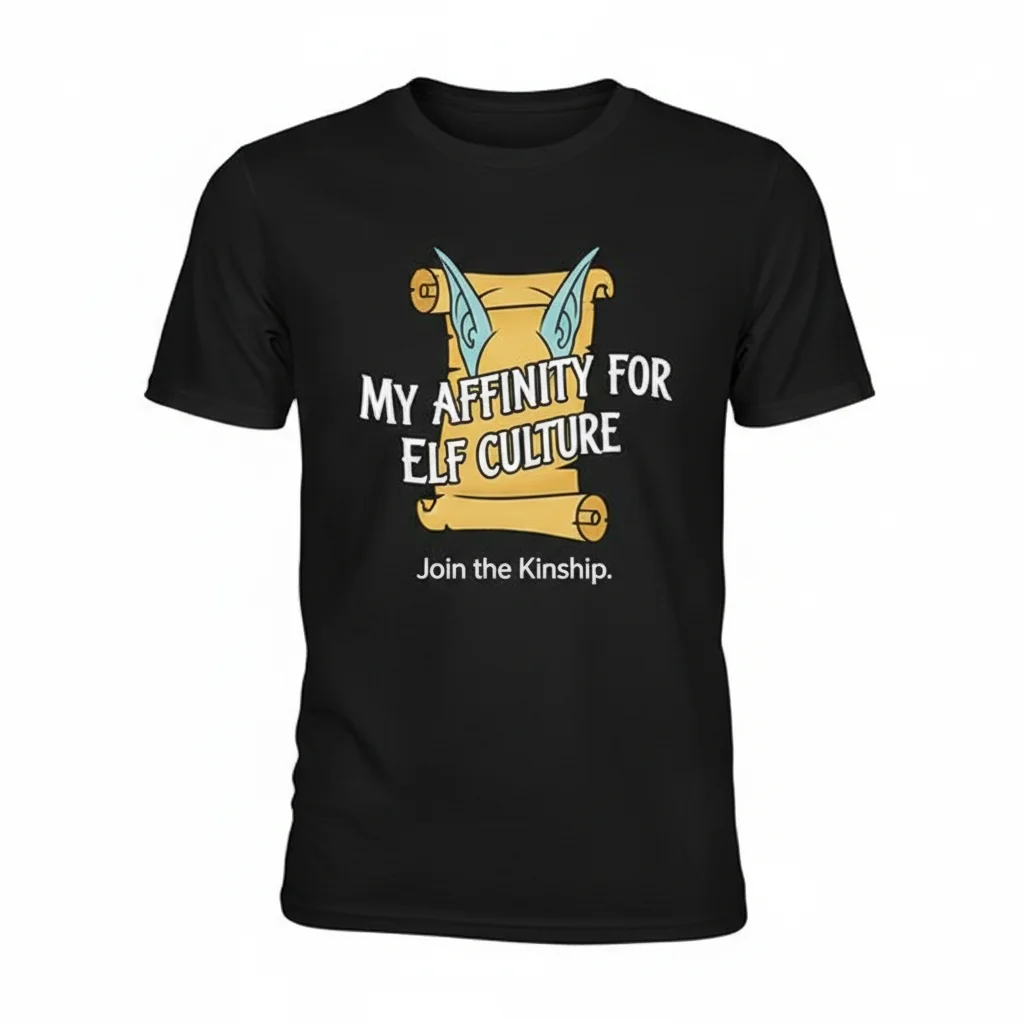 Elf Culture Affinity Tee - White Edition