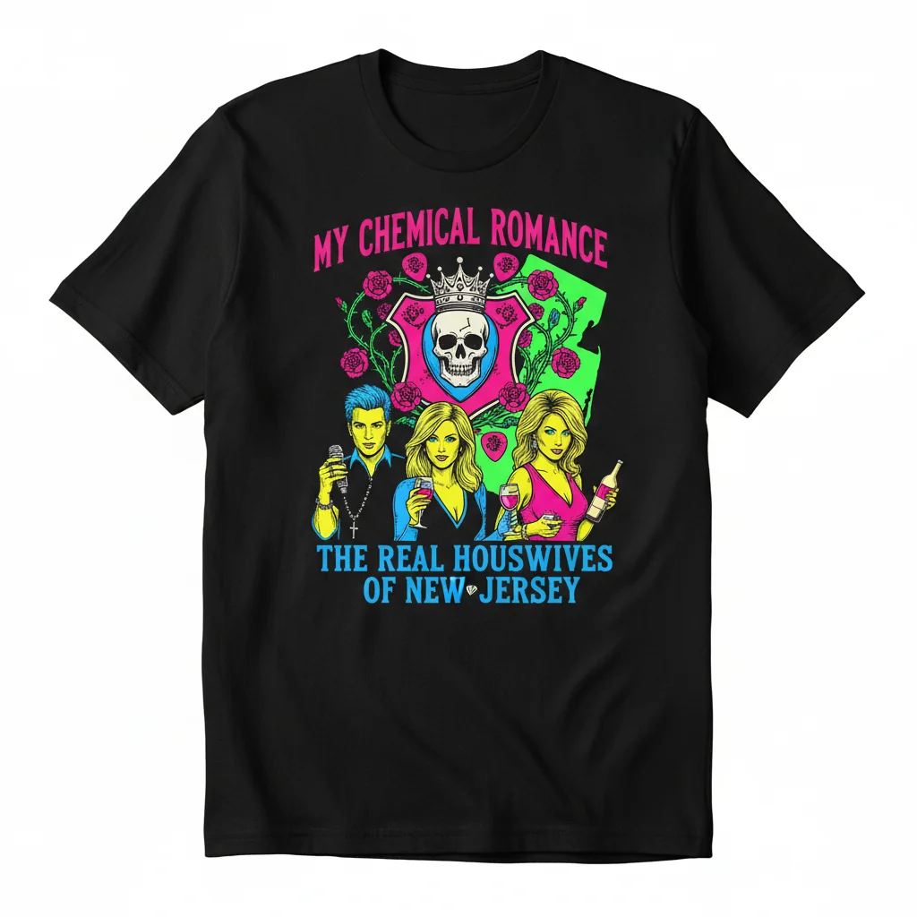 My Chemical Romance x RHONJ Mashup Tee | Durable, Vibrant & Ultra-Comfortable