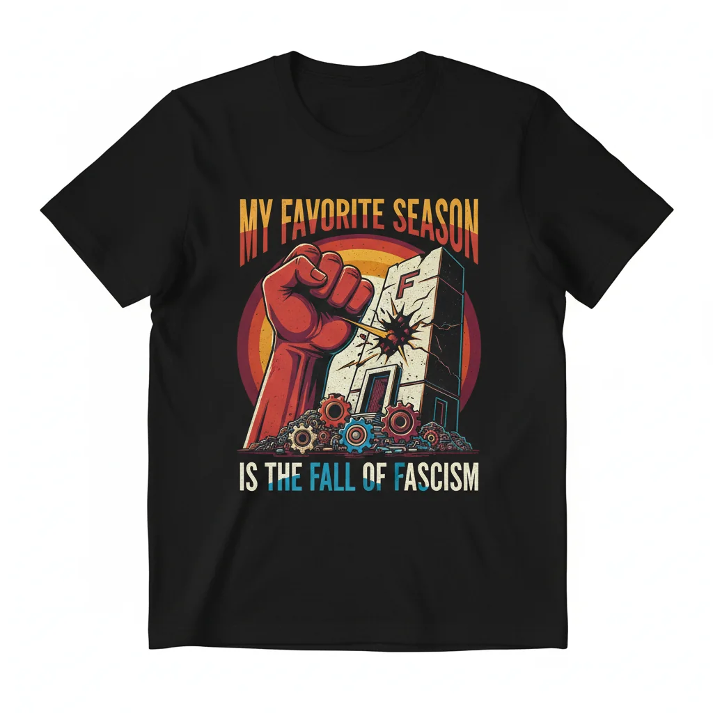 Embrace the Fall of Fascism: A Season of Change & Hope Tee