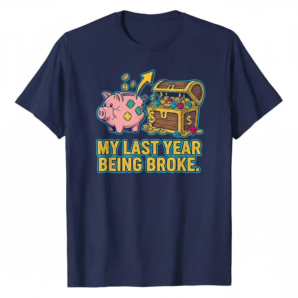 My Last Year Being Broke Essential T-Shirt - Premium Cotton Tee