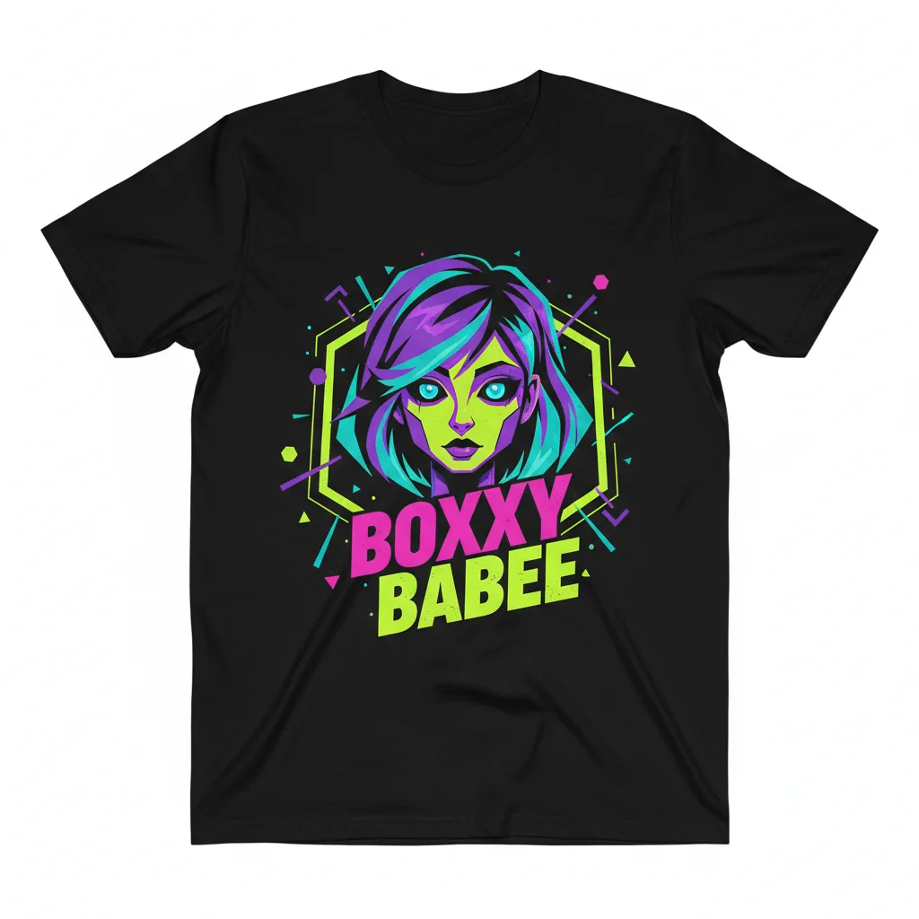 Embrace Your Inner Quirky Spirit: 'Boxxybabee' Original Art Tee